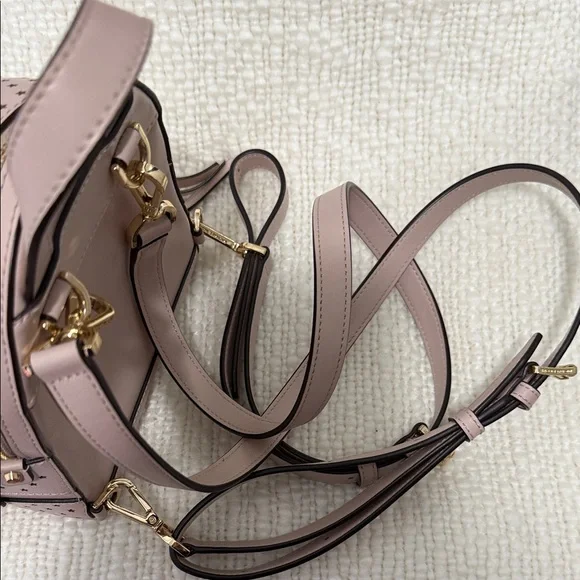 Michael Kors Blush Star-Patterned Mini Backpack - Picture 4 of 10